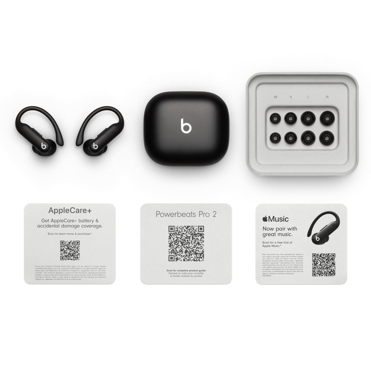 Beats by Dr. Dre Powerbeats Pro 2 Headset Trådløs Ørekrog, I ørerne Opkald/Musik/Sport/Hverdag USB Type-C Bluetooth Sort