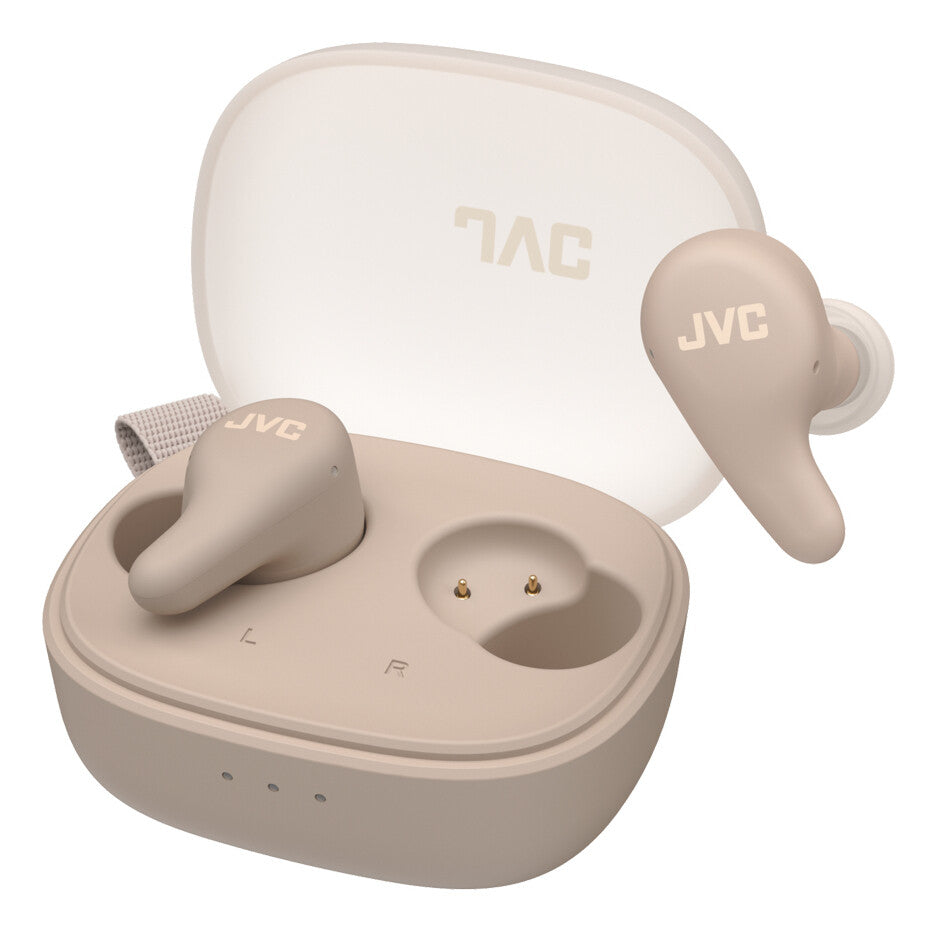 JVC HA-A23T-T-U hovedtelefoner/headset True Wireless Stereo (TWS) I ørerne Opkald/Musik/Sport/Hverdag Bluetooth Beige