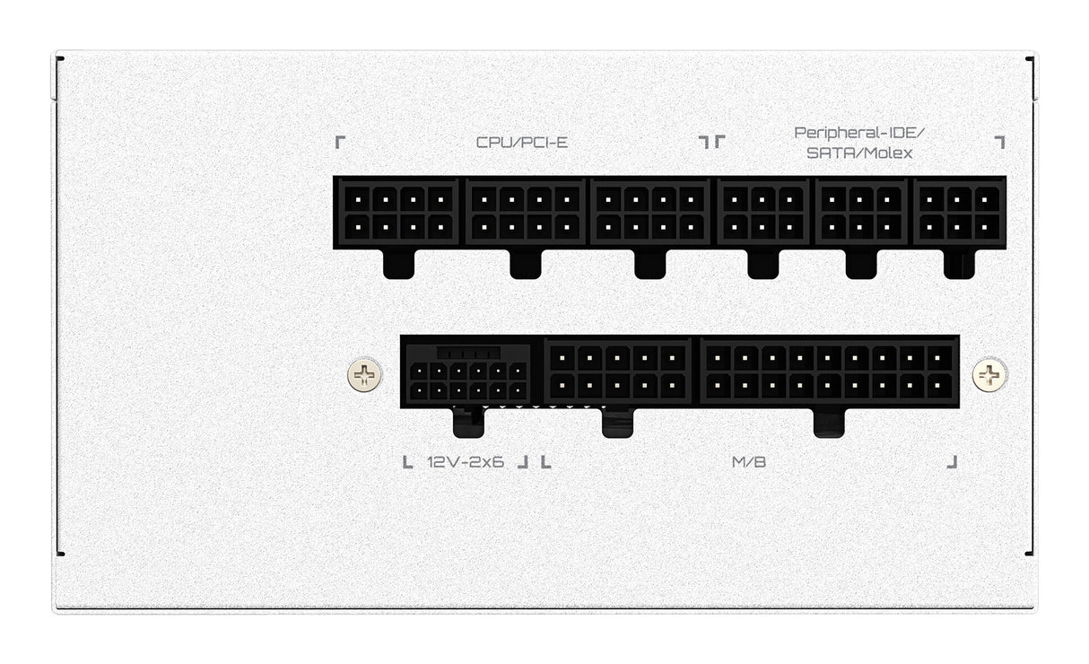 GIGABYTE UD750GM PG5 V2 ICE enhed til strømforsyning 750 W 20+4 pin ATX ATX Hvid