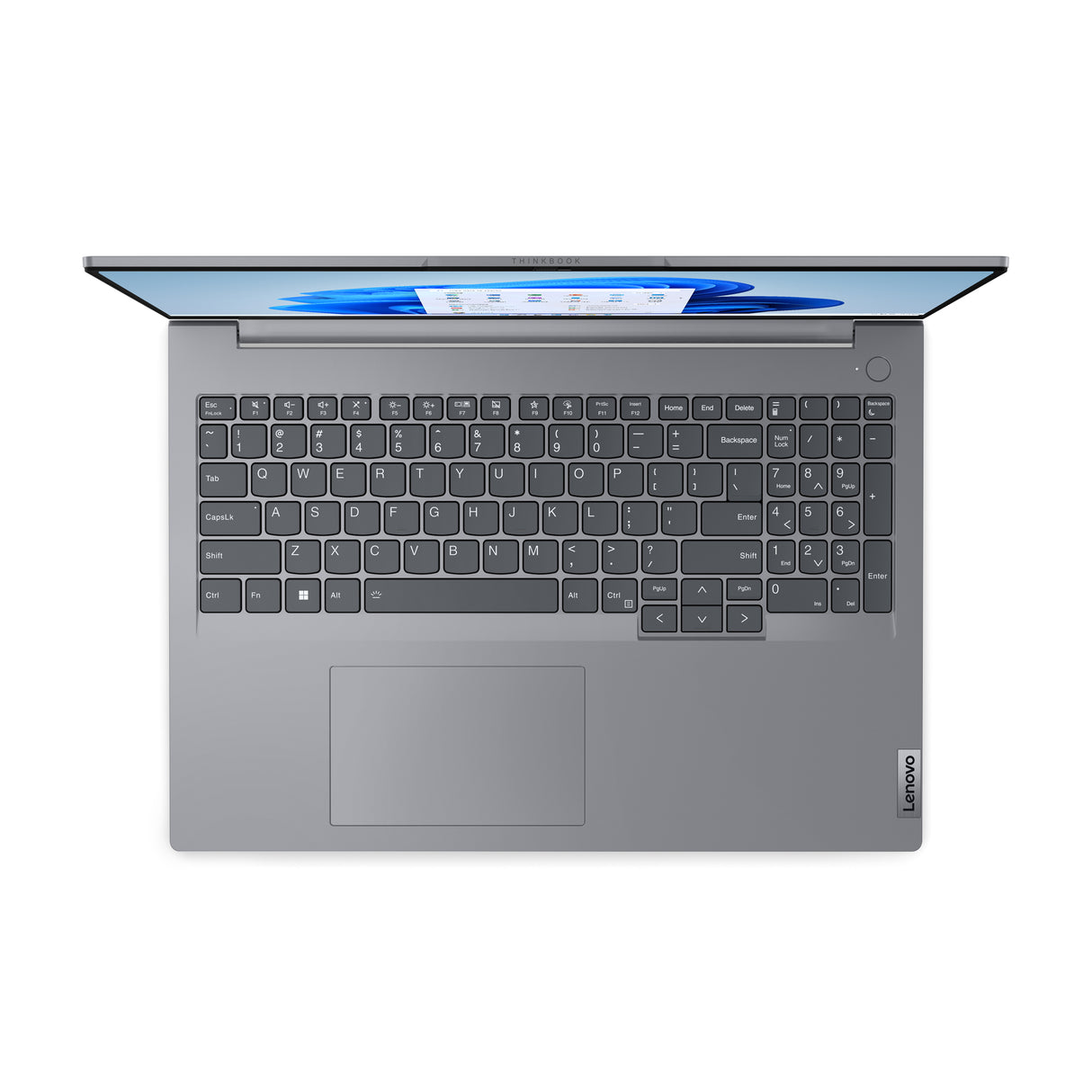 Lenovo ThinkBook 16 G6 ABP AMD Ryzen™ 5 7530U Laptop 40,6 cm (16") WUXGA 16 GB DDR4-SDRAM 256 GB SSD Wi-Fi 6 (802.11ax) Windows 11 Pro Nordisk Grå