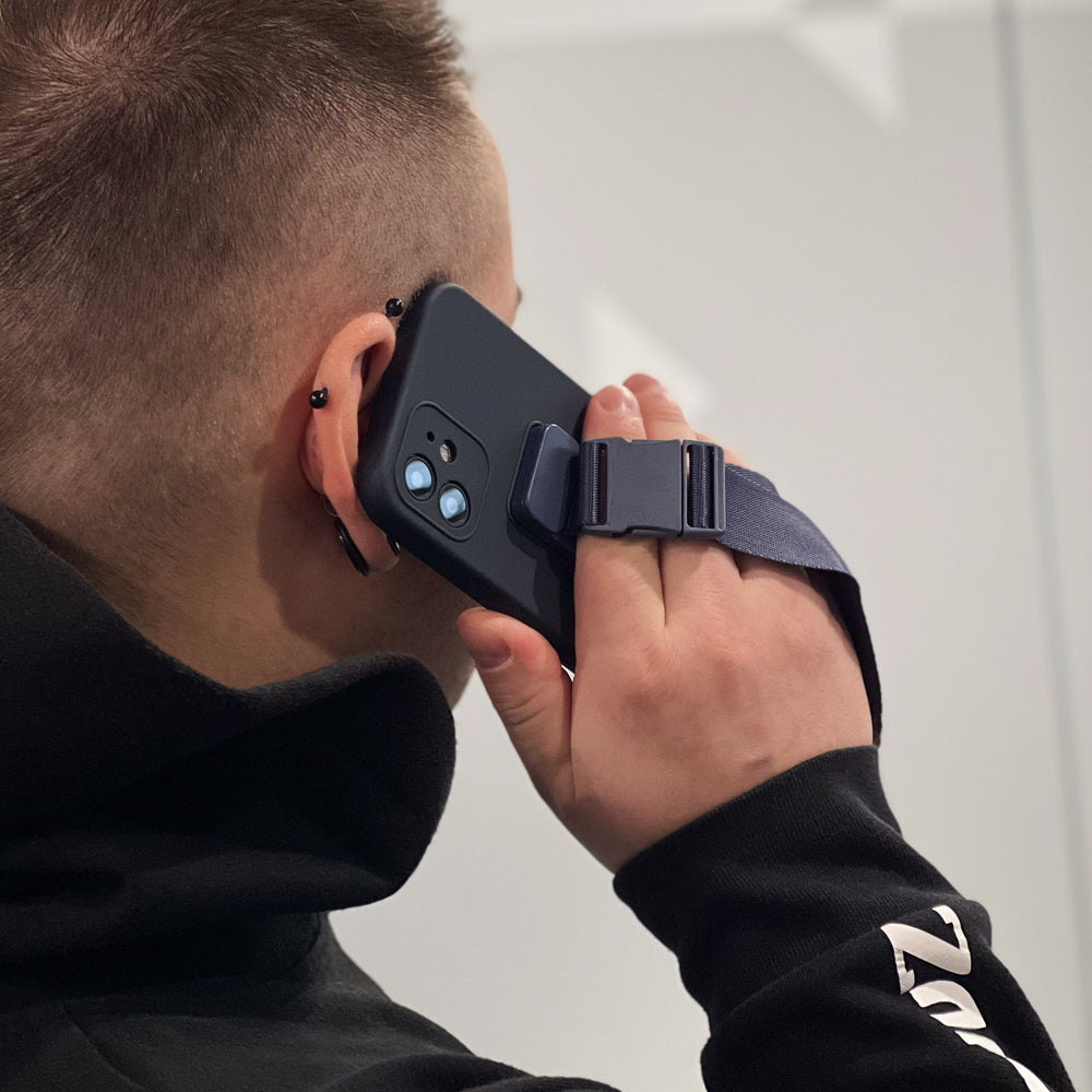 Rope case Gel Lanyard med Chain Purse Lanyard Samsung Galaxy S21 + 5G (S21 Plus 5G) Pink