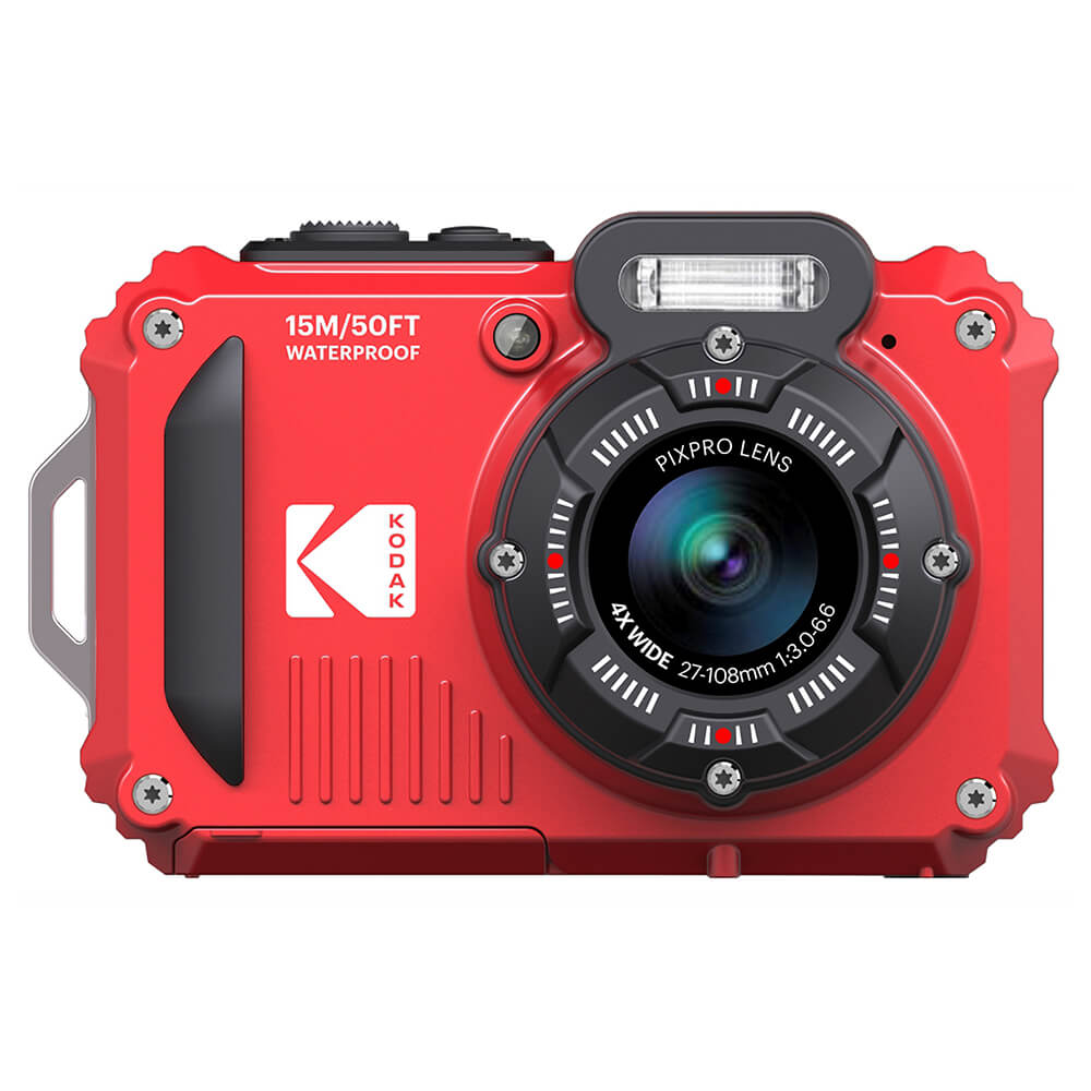 Kodak Digital Camera Pixpro Wpz2 4x Wp 16 Mp Wifi Red