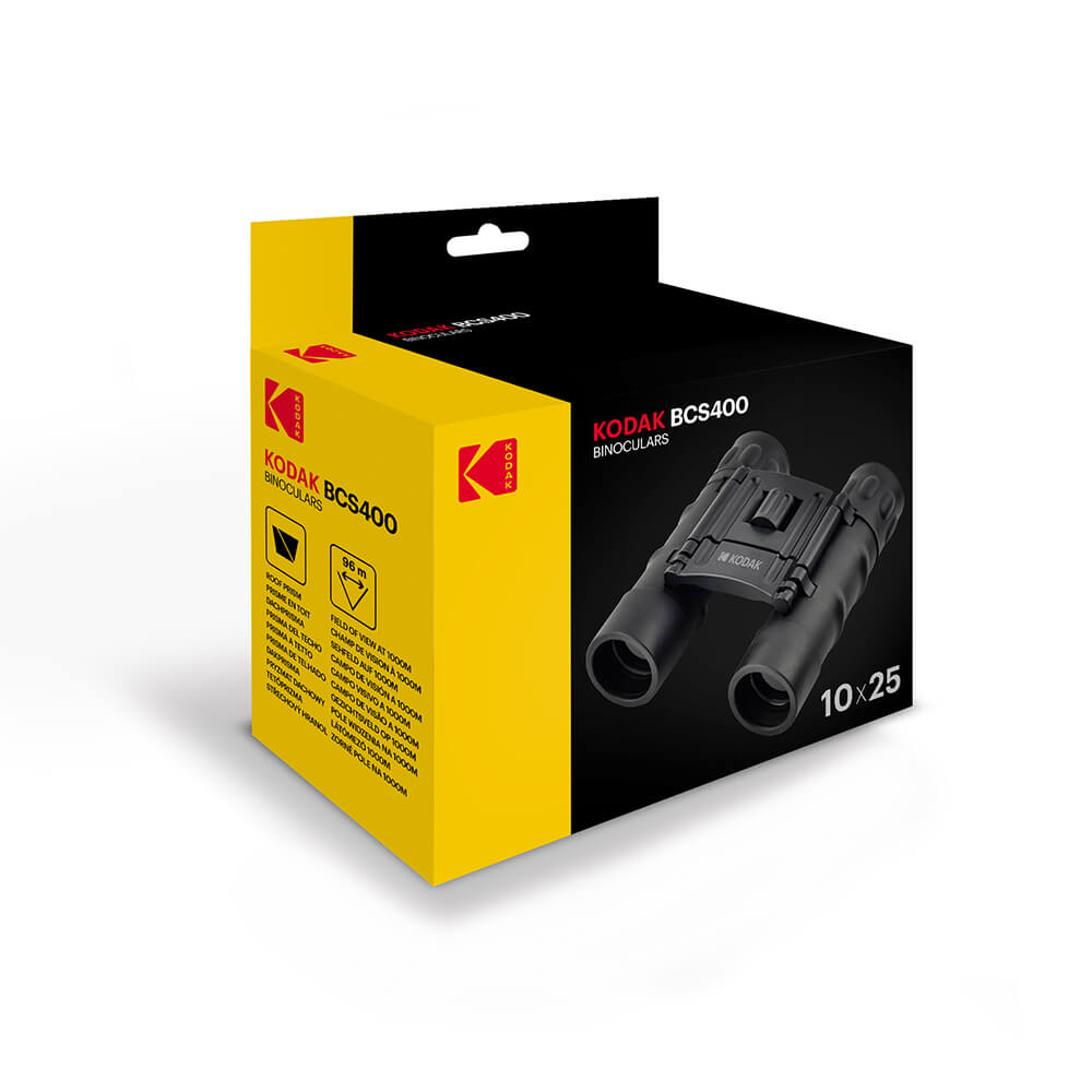 Kodak Binoculars 10 X 25 Bcs400 Bk