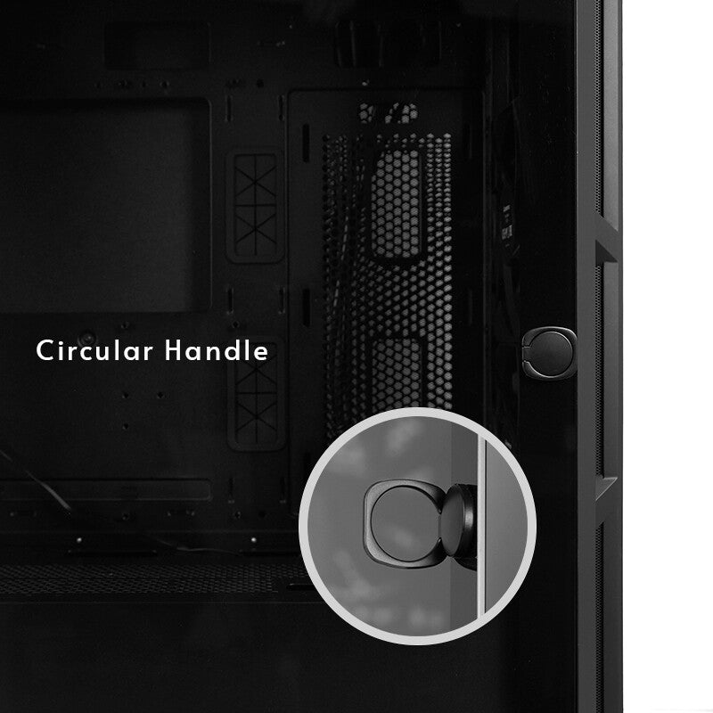 Chieftec APEX GA-01B-TG-OP ATX Midi Tower Sort