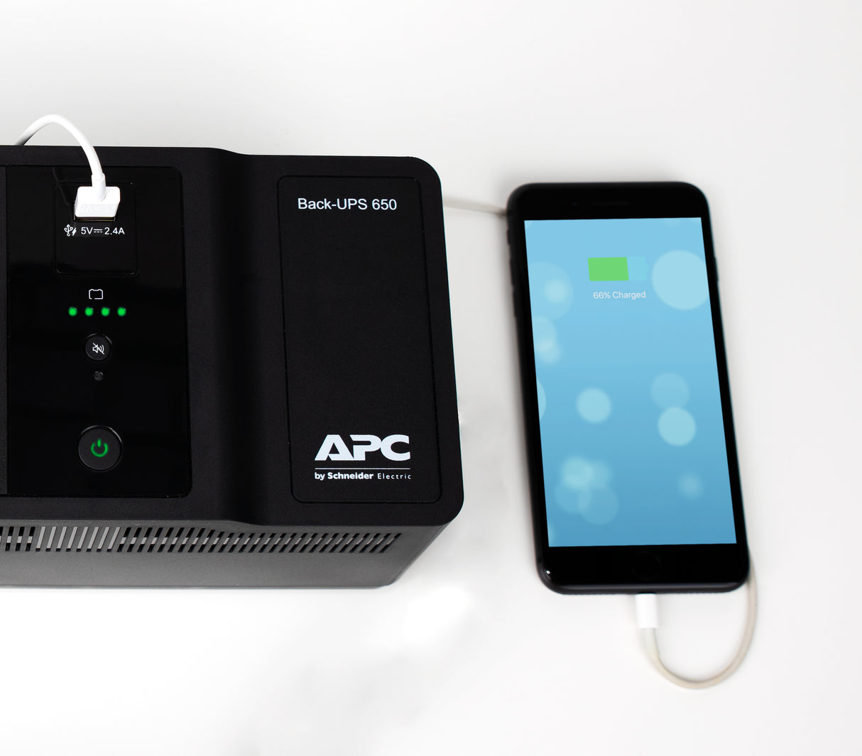 APC Back-UPS 650VA 230V 1 USB charging port - (Offline-) USV UPS-enhed Standby (offline) 0,65 kVA 400 W 8 AC stikkontakt(er)