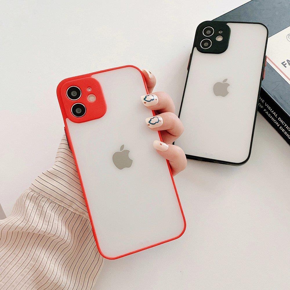 Milky Case Silicone Flexible Translucent Case til Xiaomi Redmi 9T Red