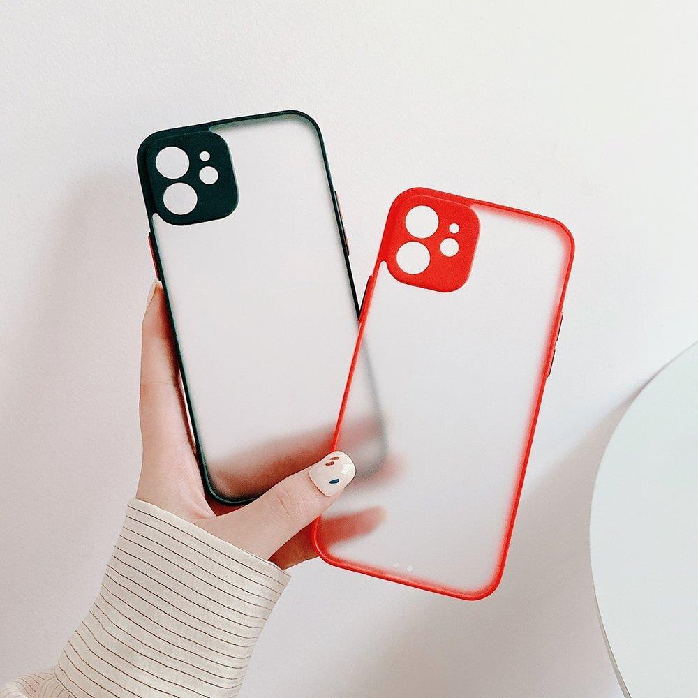 Milky Case Silicone Flexible Translucent Case til Xiaomi Redmi 9T Red