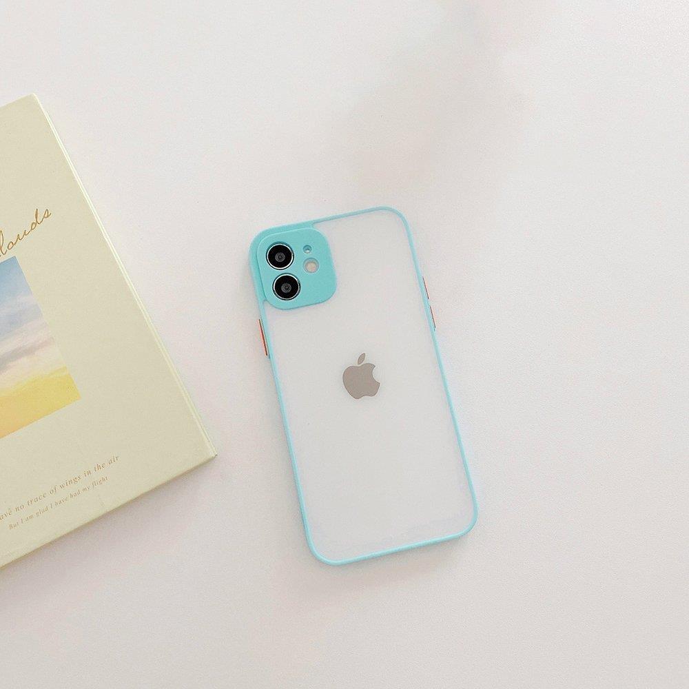 Milky Case silikone fleksibelt gennemsigtigt etui til Samsung Galaxy A22 4G blå
