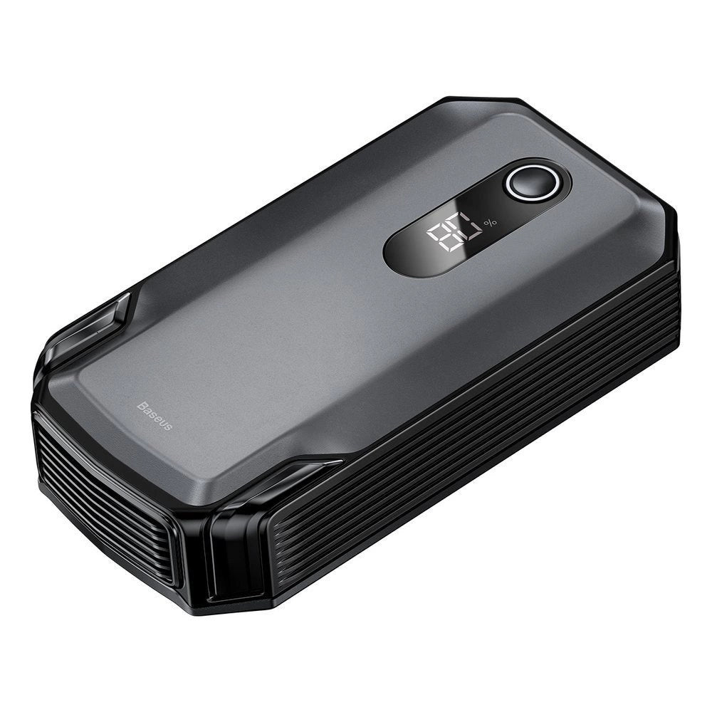 Baseus powerbank Power Starter Jump Starter start enhed booster 20000mAh 12V (2000A / 1000A) + krokodille klip kabler sort (CGNL020001)