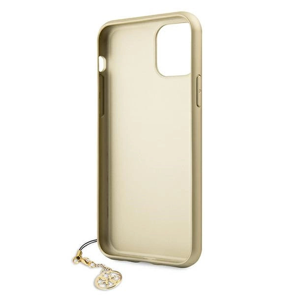 Guess GUHCN61GF4GBR iPhone 11 6.1" / Xr brun/brun hard case 4G Charms Collection