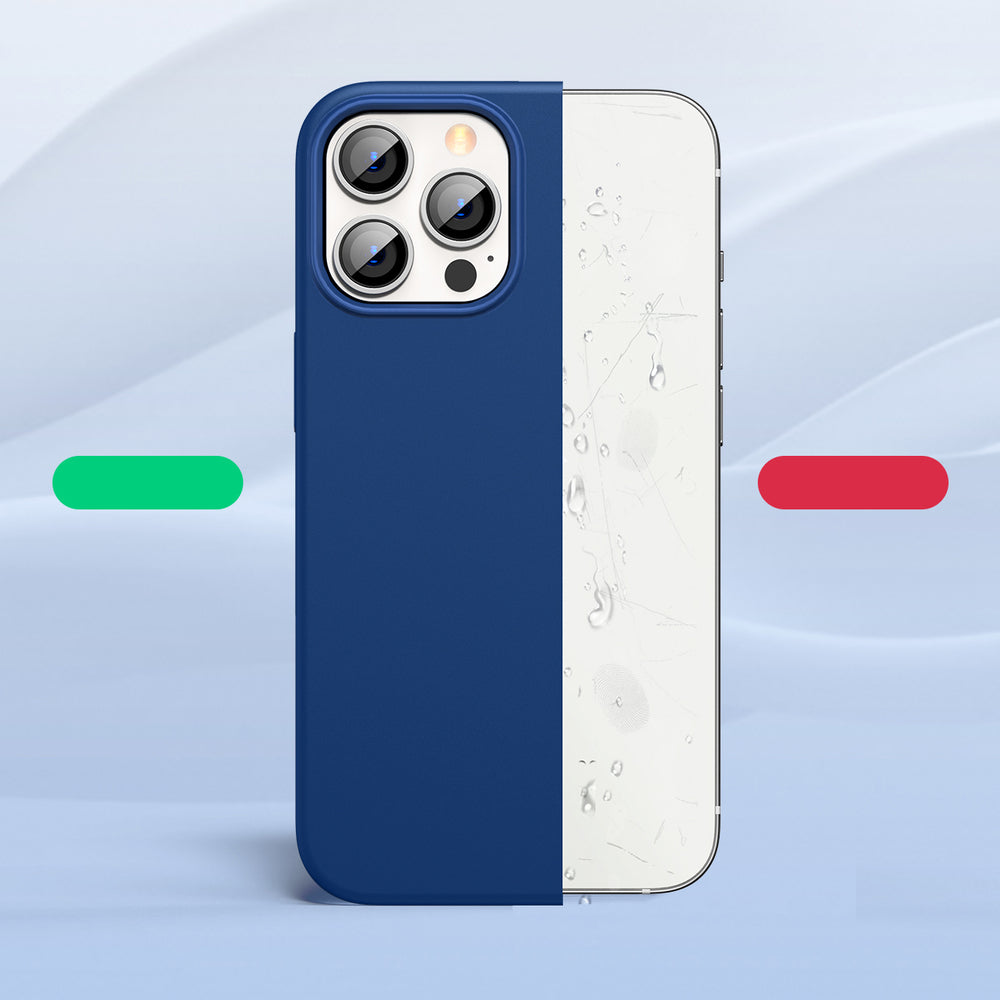 Ugreen beskyttende silikone Case gummi fleksible silikone cover til iPhone 13 Pro Max blå