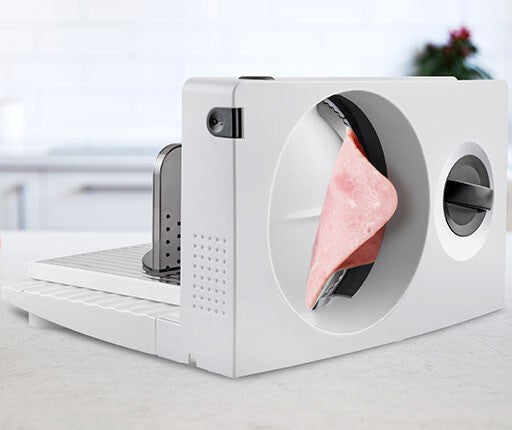 Taurus Cortafiambres Plegable Cutmaster Compact skæremaskine Elektrisk 100 W Hvid
