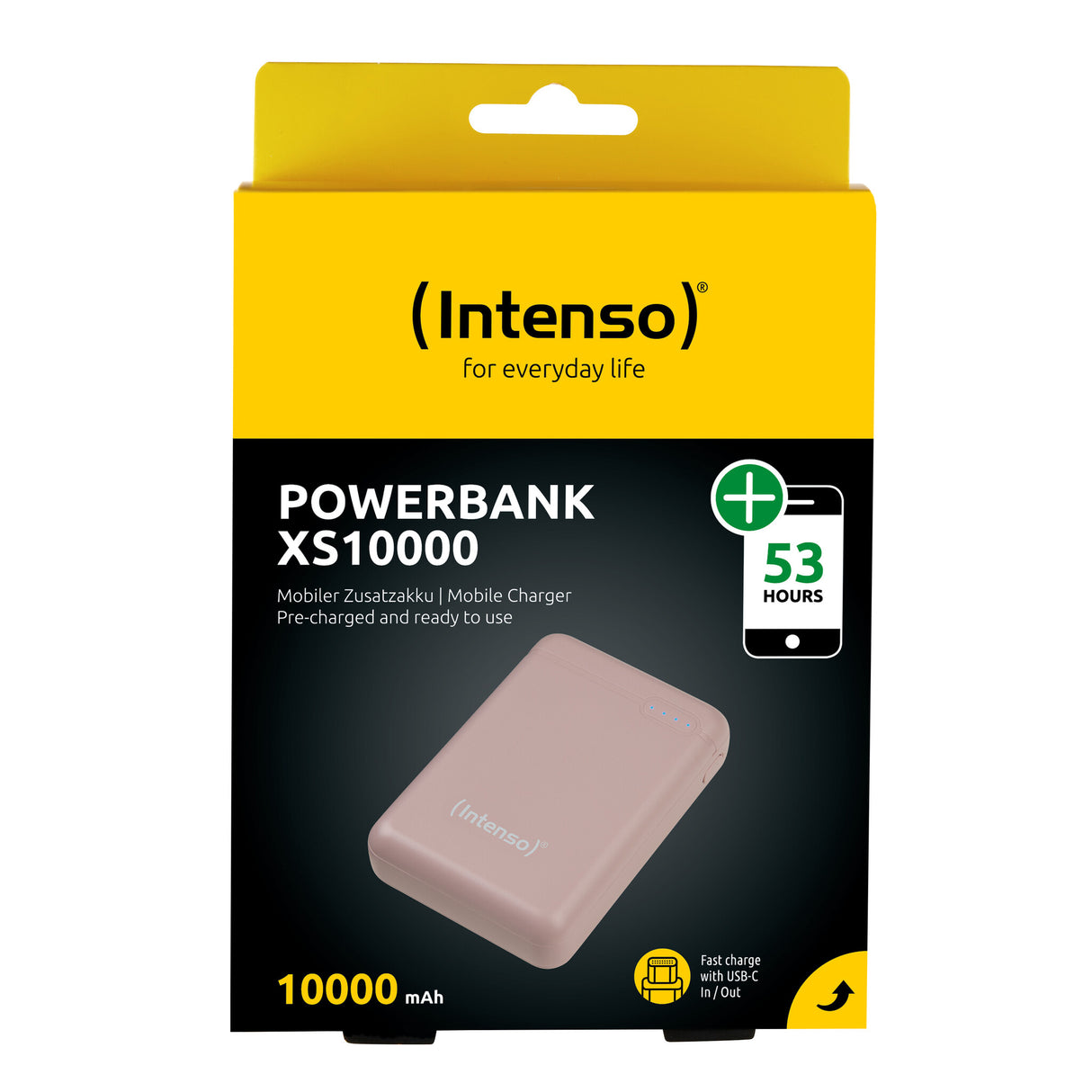 Intenso XS10000 Lithium polymer (LiPo) 10000 mAh Rose