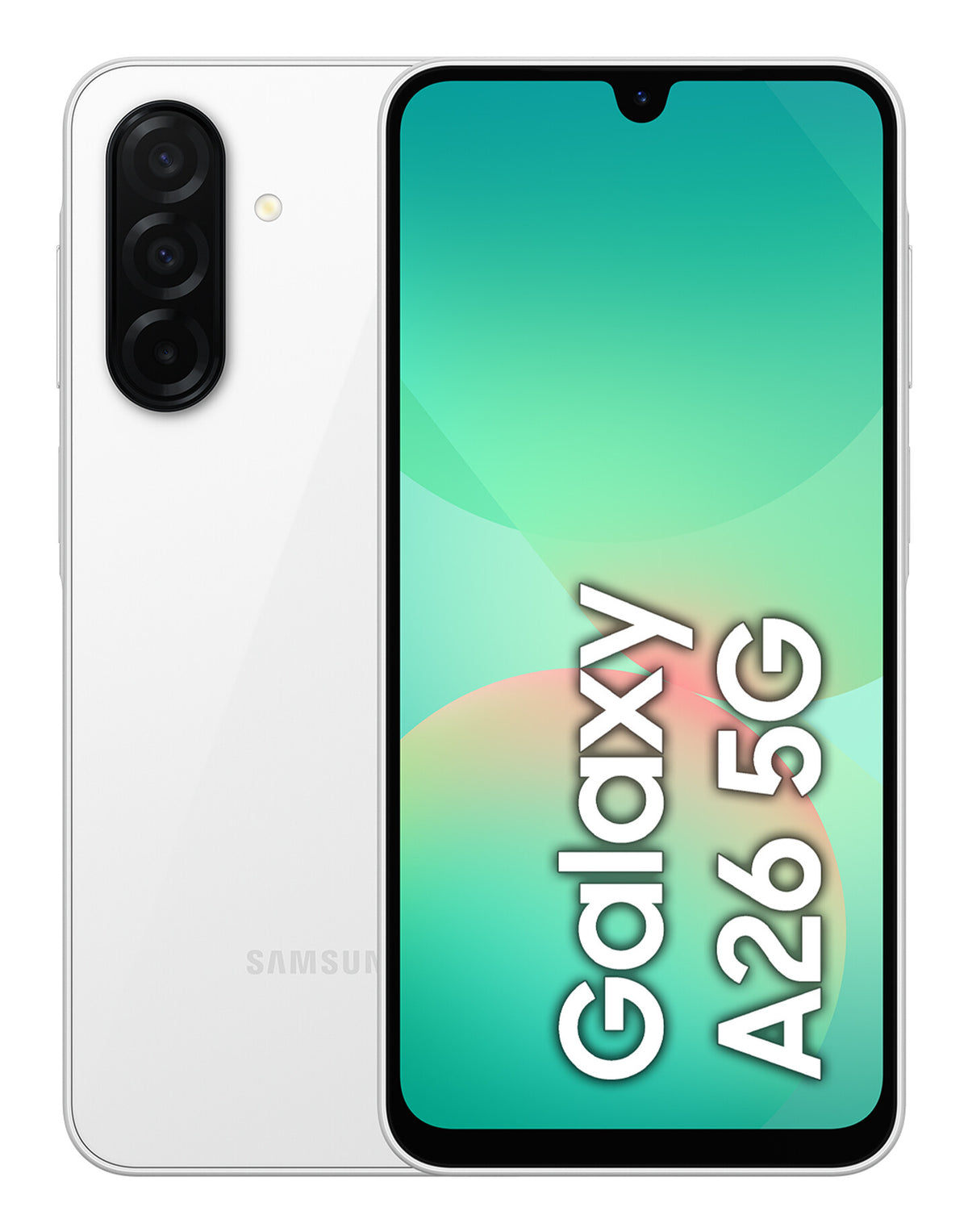 Samsung Galaxy A26 17 cm (6.7") Hybrid Dual SIM Android 15 5G USB Type-C 6 GB 128 GB 5000 mAh Hvid