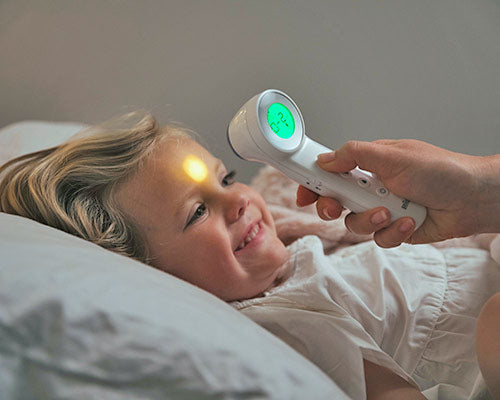 Braun BNT400WE No touch + touch Termometer Sølv Hvid