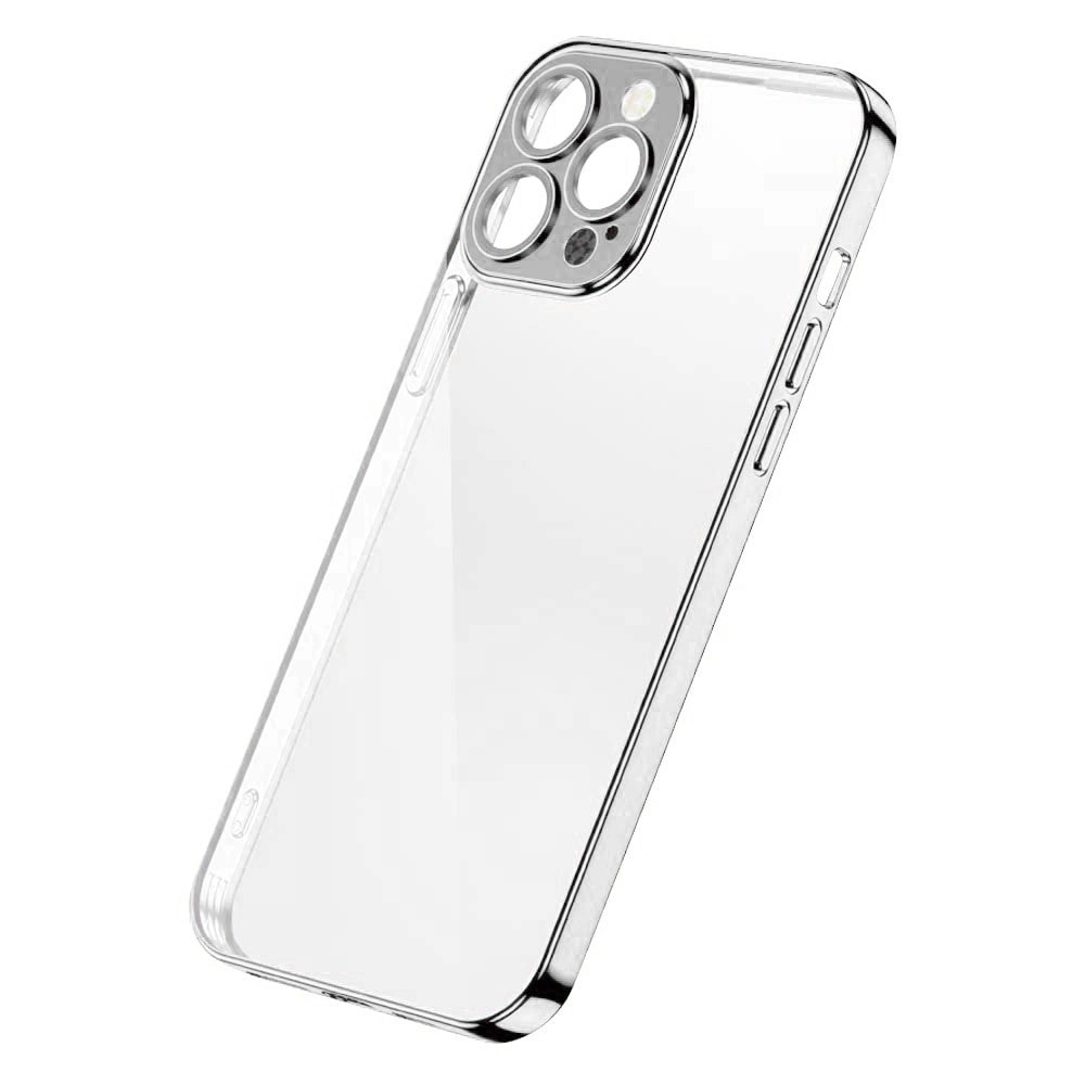 Joyroom Chery Mirror Case Cover til iPhone 13 Pro Metallic Frame Silver (JR-BP908 sølv)