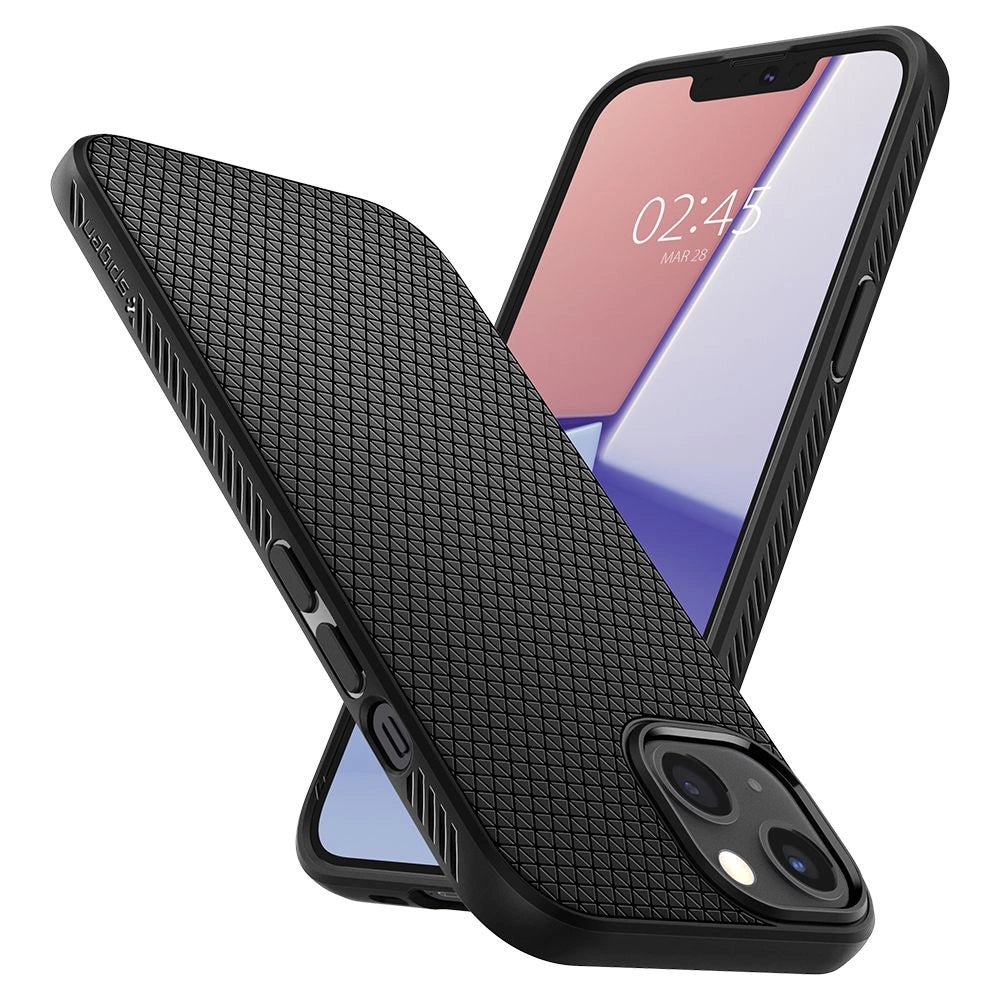 Spigen Liquid Air Case til iPhone 13 mini - Matte sort