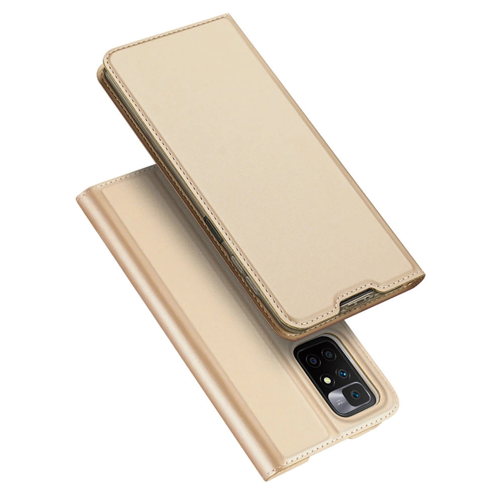 Dux Ducis Skin Pro Bookcase type kuffert til Xiaomi Redmi 10 guld