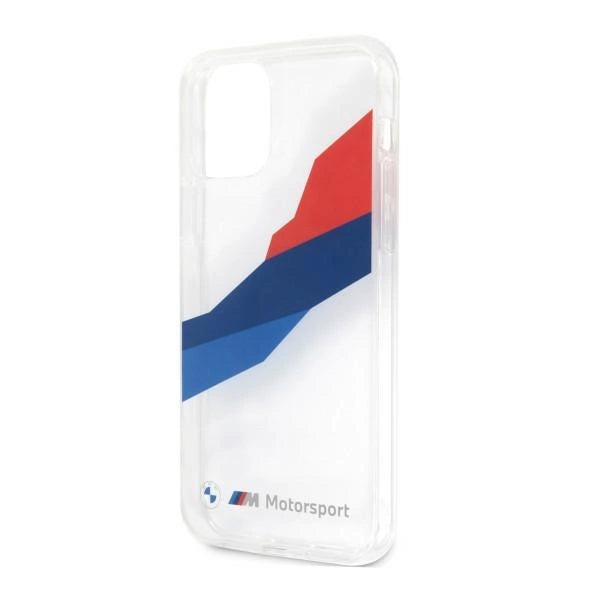 Etui BMW BMHCP12LSKTGT iPhone 12 Pro Max 6,7" gennemsigtig hardcase Motorsport Tricolor