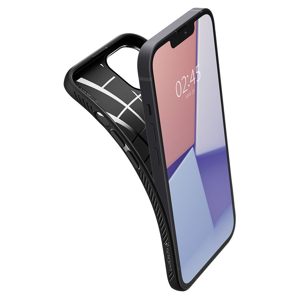 Spigen Liquid Air iPhone 13 Case - Matte sort