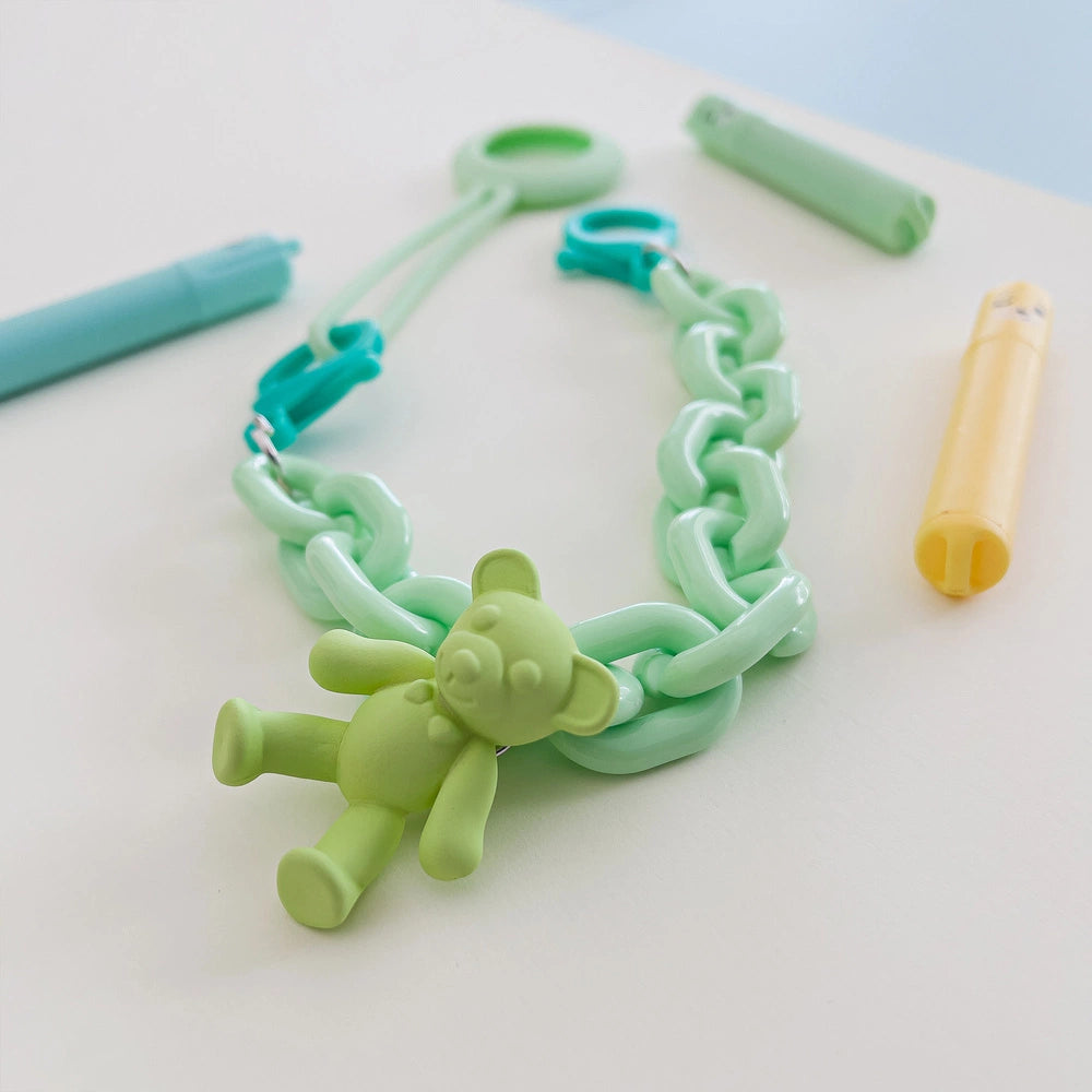 Farve Kæde (rope) farverige kæde telefonholder pendant til rygsæk tegnebog gul