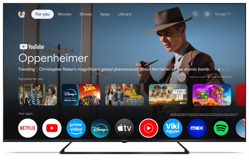 Sharp 55HP6265E TV 139,7 cm (55") 4K Ultra HD Smart TV Wi-Fi Sort