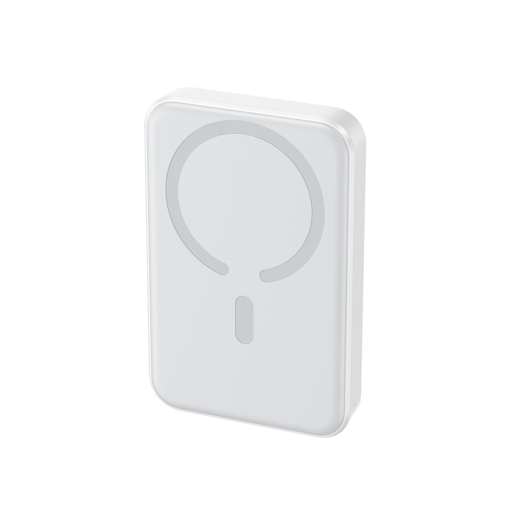Joyroom JR-W020 Powerbank 20W 10000mAh MagSafe + USB-C - USB-C kabel 0,25m - hvid