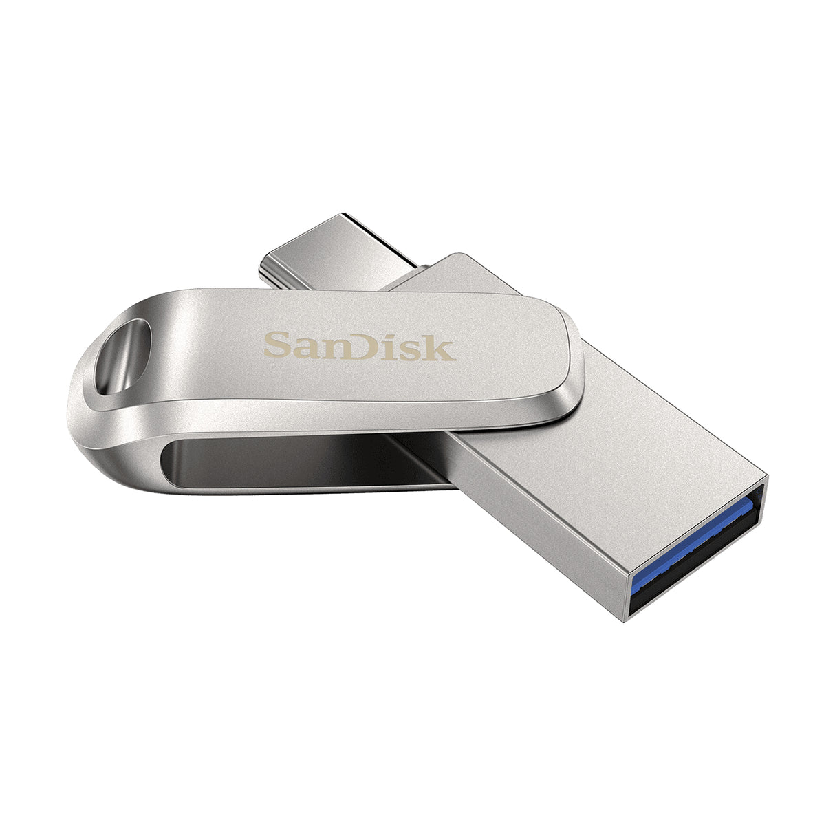 SanDisk Ultra Dual Drive Luxe USB-nøgle 512 GB USB Type-A / USB Type-C 3.2 Gen 1 (3.1 Gen 1) Rustfrit stål