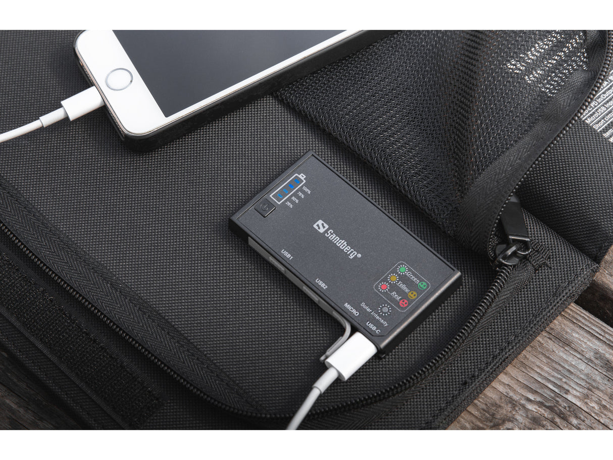 Sandberg Solar Charger 21W powerbank med solceller