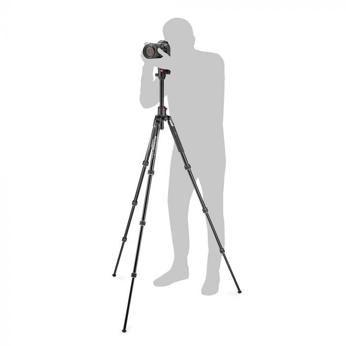 Manfrotto MKBFRA4GTXP-BH kamerastativ Digital-/filmkameraer 3 ben Sort