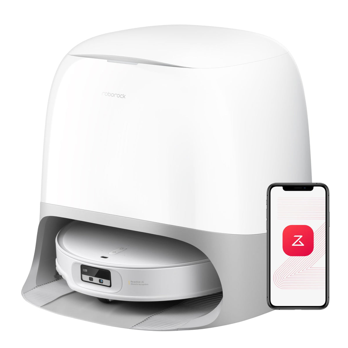 Roborock Qrevo CurvX Kombi Hvid