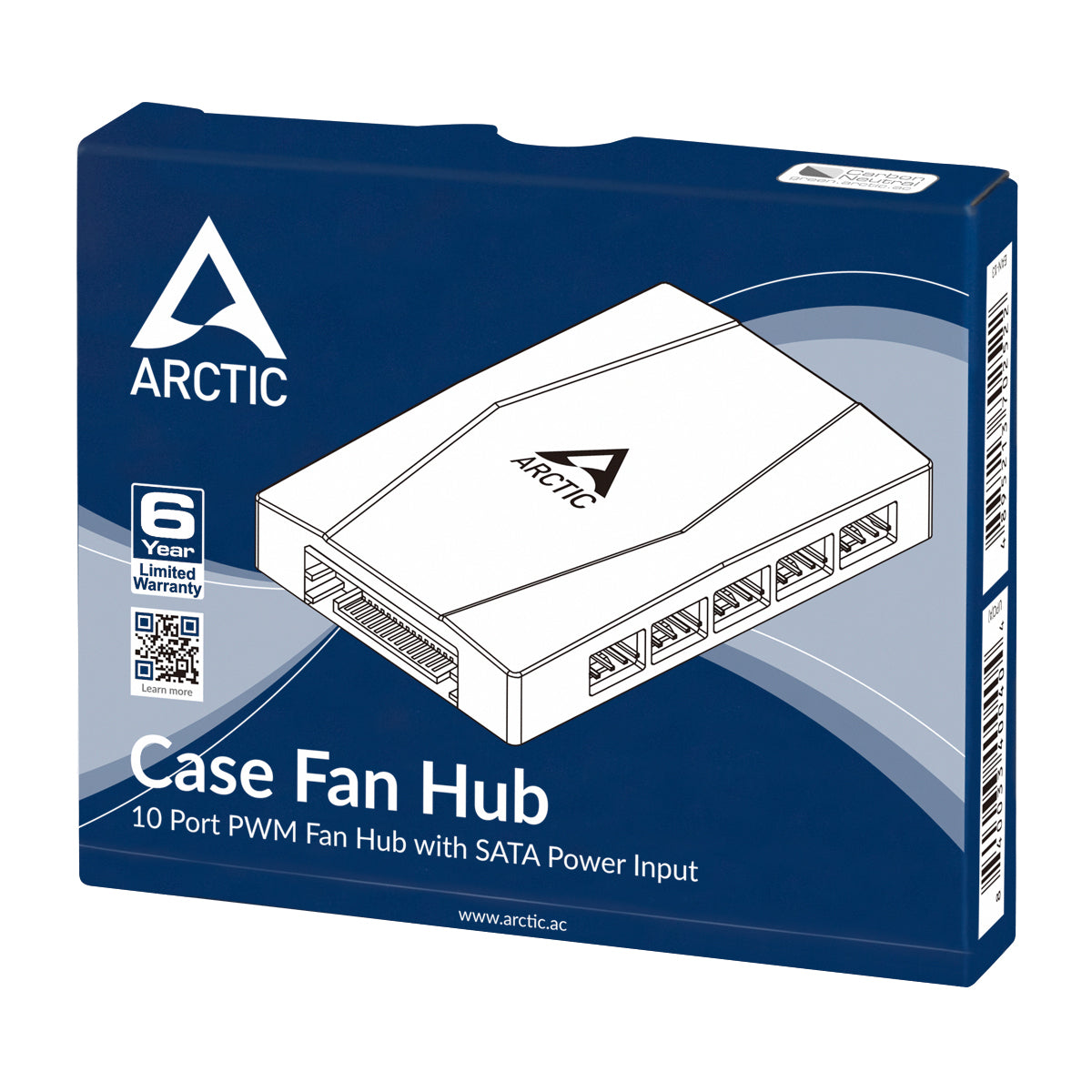 ARCTIC Systemblæserhub 1-pack Sort