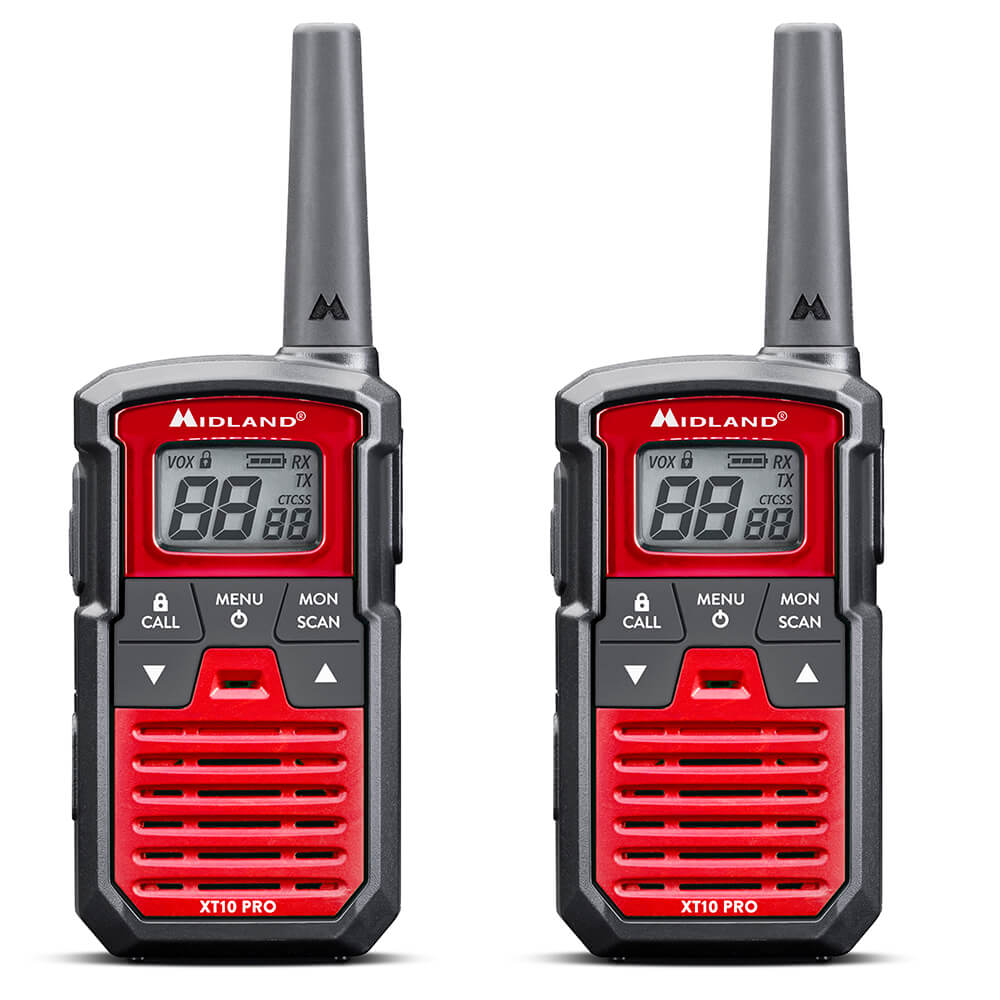 Midland Walkie Talkie Xt10 Pro Black/Red
