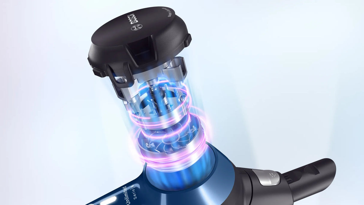 Bosch Serie 6 BCS611P4A stav støvsuger & elektrisk kost Batteri Dry Hygiejnefilter Poseløs 0,3 L Sort 2,5 At