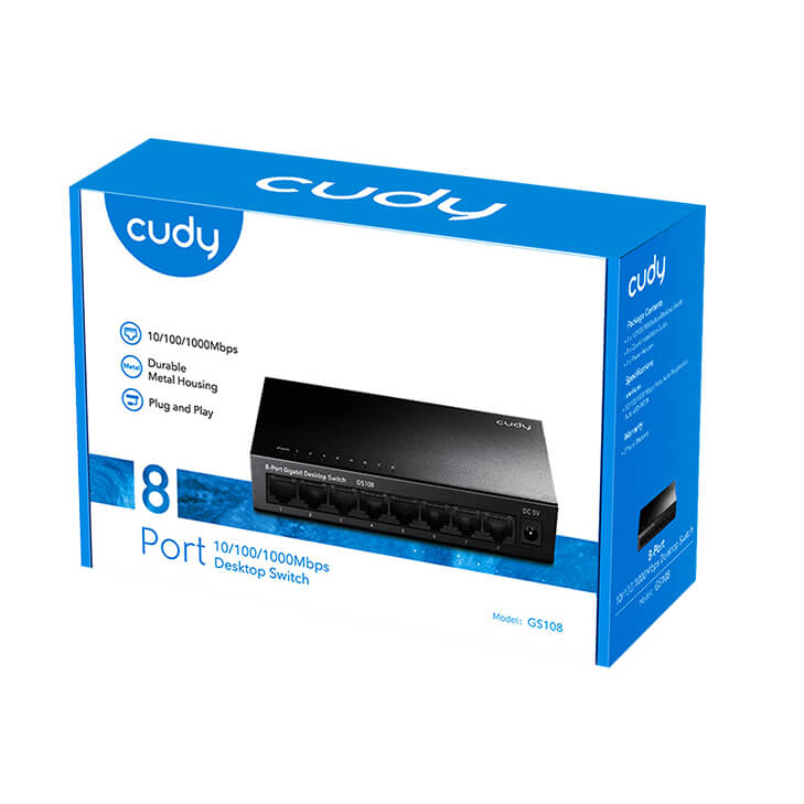 Cudy Switch Gs108 8 Port Gigabit