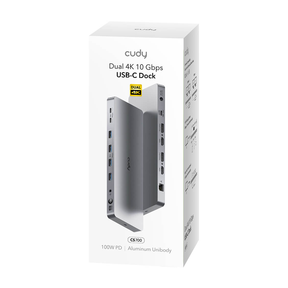 Cudy Docking Station Cs700 10 Gbps Usb C Dual 4 K 150 W