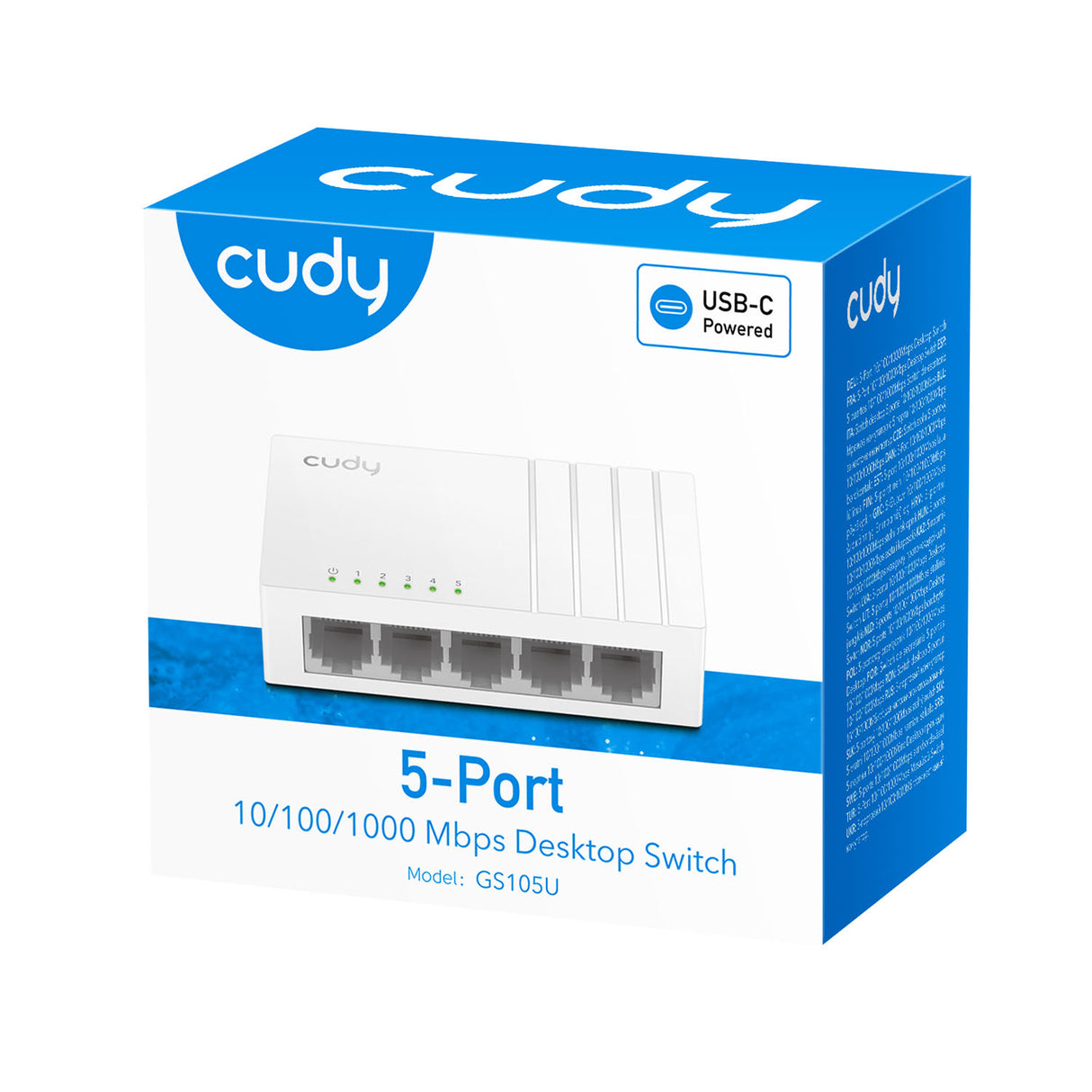 Cudy Switch Gs105 U 5 Port Gigabit Usb C