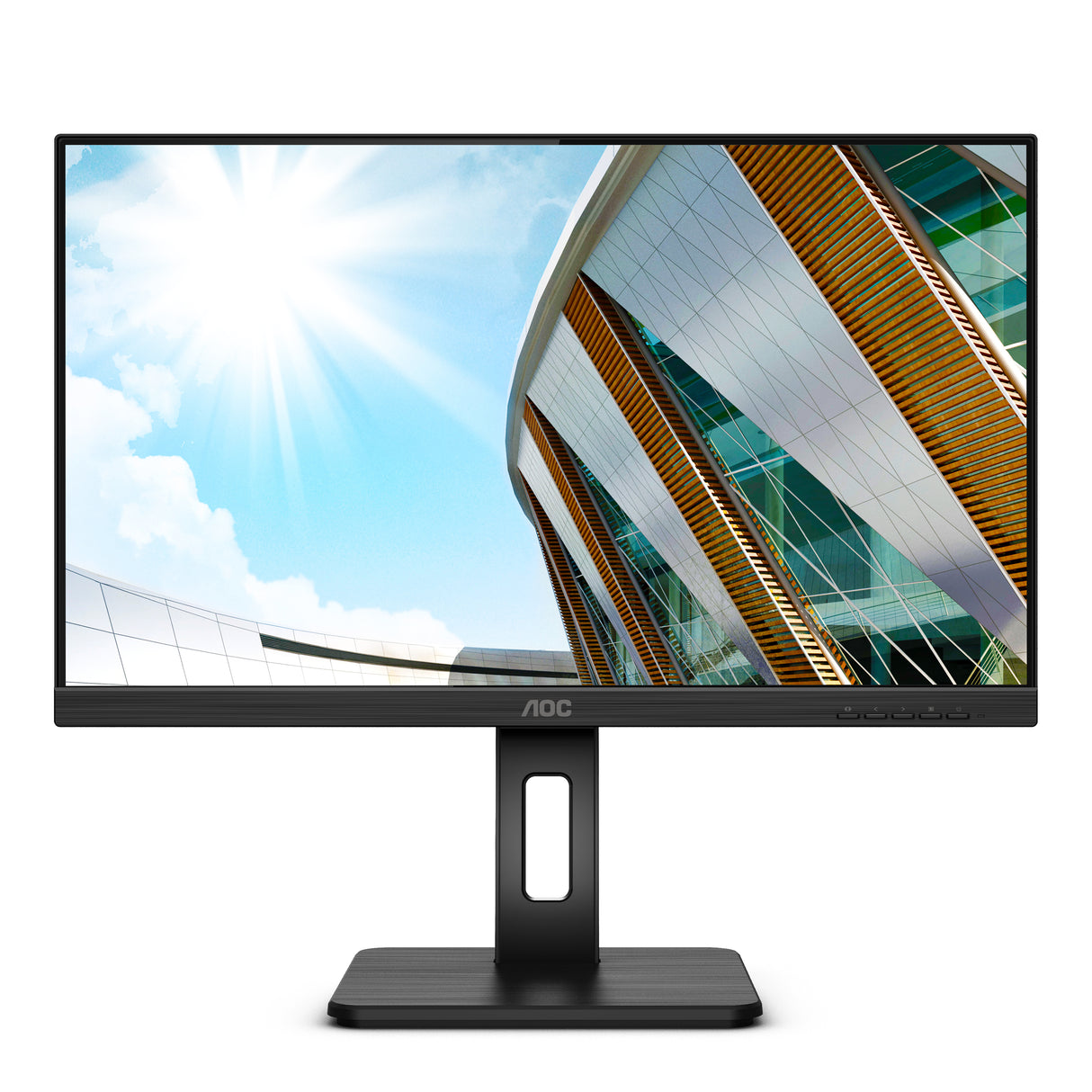 AOC P2 24P2Q LED display 60,5 cm (23.8") 1920 x 1080 pixel Fuld HD Sort