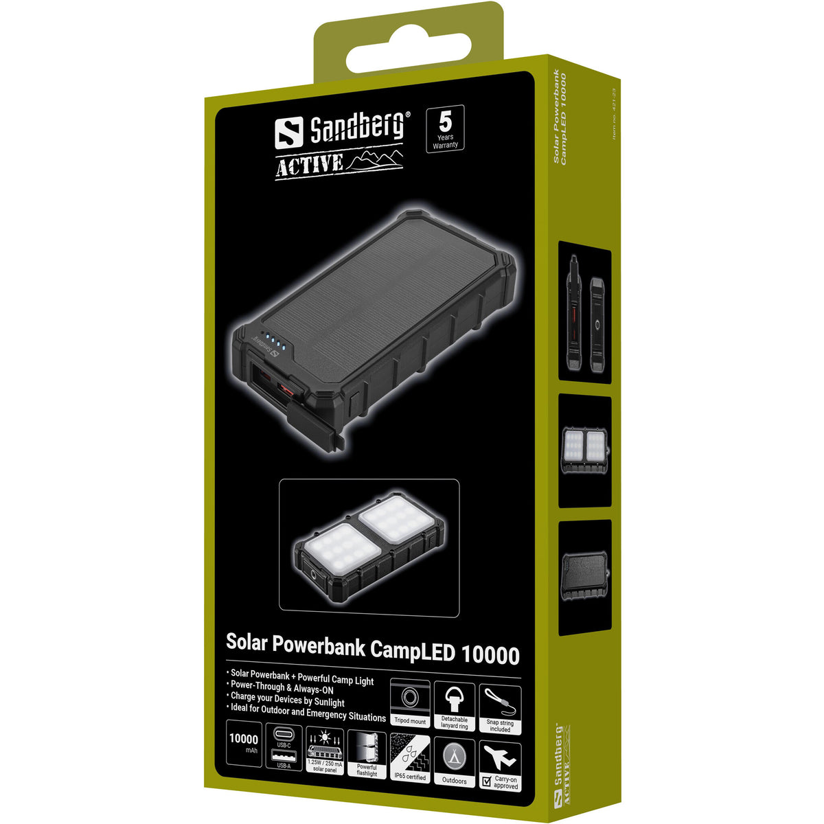 Sandberg 421-23 powerbank 10000 mAh Sort