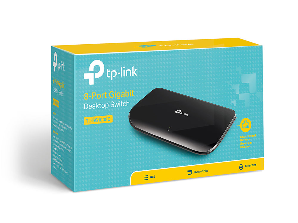 TP-LINK TL-SG1008D 8-Port Gigabit Desktop Switch
