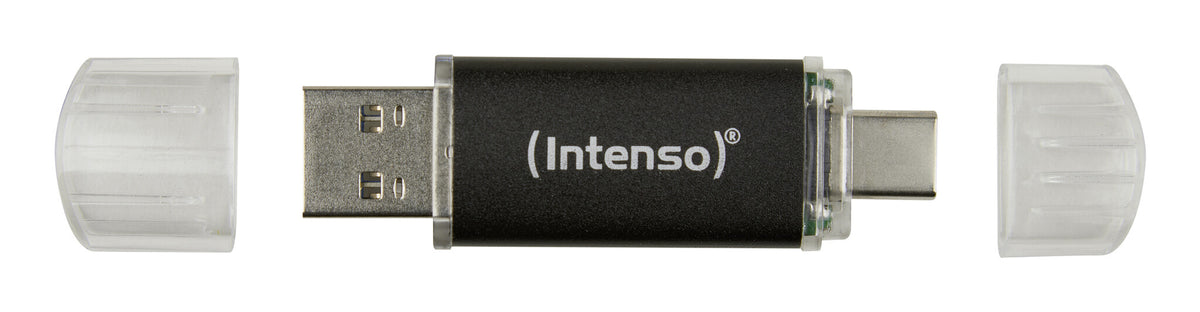 Intenso Twist Line USB-nøgle 64 GB USB Type-A / USB Type-C 3.2 Gen 1 (3.1 Gen 1) Anthracit