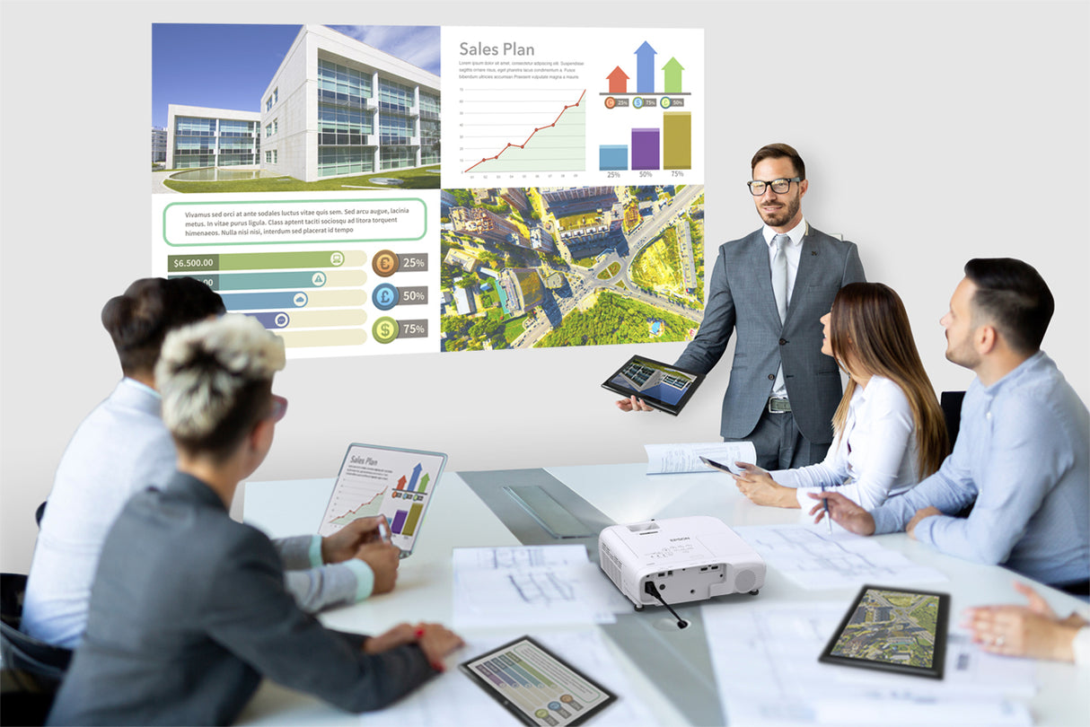 Epson EB-W53 4000 ANSI lumens 3LCD WXGA (1200x800) Hvid