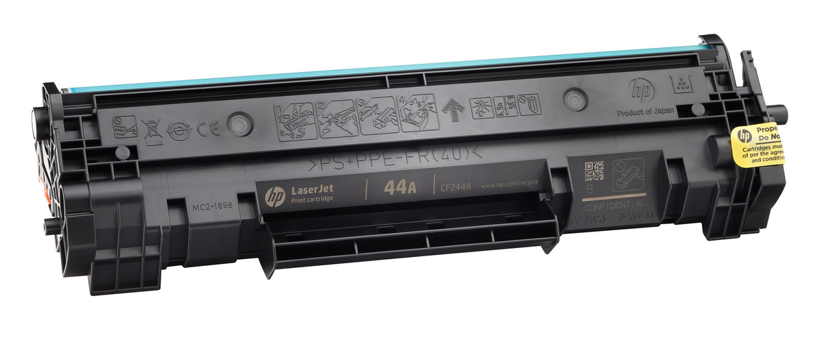 HP Original 44A LaserJet-tonerpatron, sort