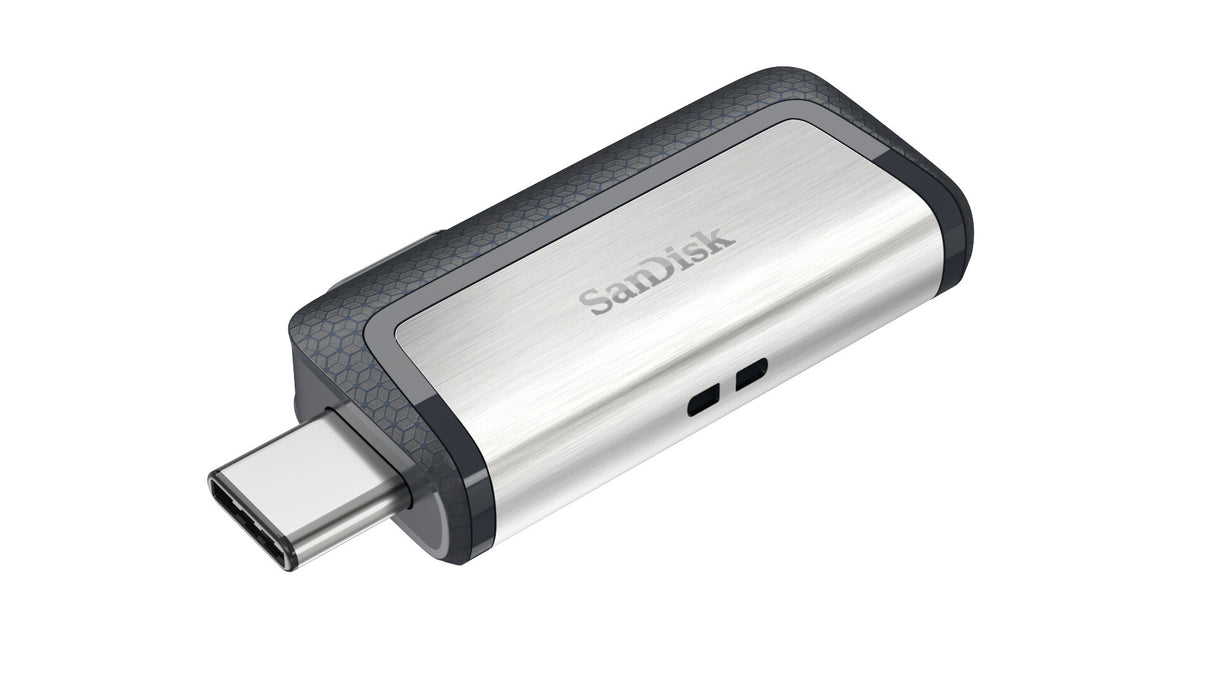 SanDisk Ultra Dual Drive USB Type-C USB-nøgle 128 GB USB Type-A / USB Type-C 3.2 Gen 1 (3.1 Gen 1) Sort, Sølv