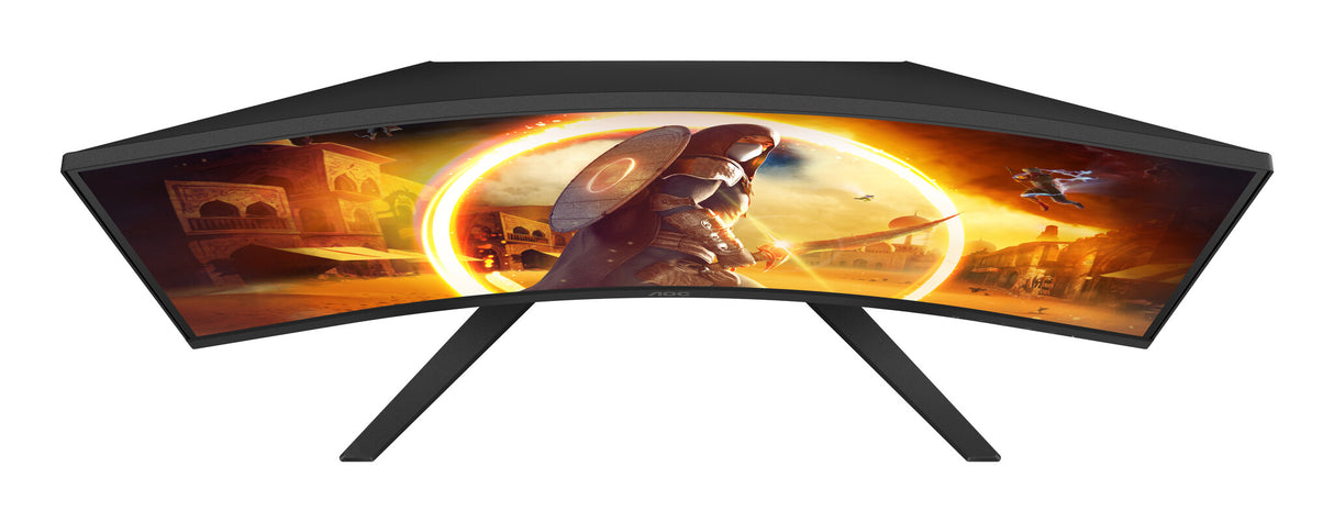 AOC G4 CQ32G4VE computerskærm 80 cm (31.5") 2560 x 1440 pixel Quad HD LCD Sort, Grå