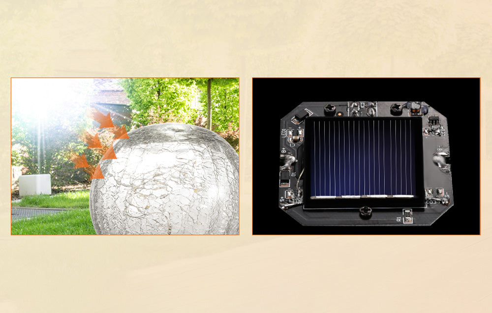 Garden solar lamp Superfire FF16-A, 600mAh