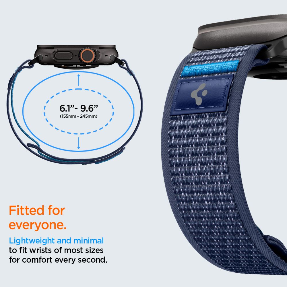 Spigen Athlex Air 2 Apple Watch 8 / 9 / 10 / 11 / 12 / Se / Ultra (44 / 45 / 46 / 49 Mm) Active Marineblå