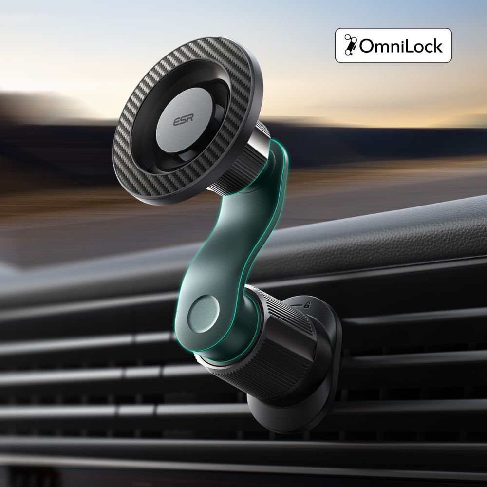 Esr Omnilock Magnetisk Magsafe Ventilationsbelågning Sort