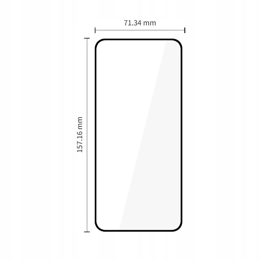 Hærdet Glas Tech Protect Glass Fit+ 2 Pack Motorola Edge 70 5 G Sort