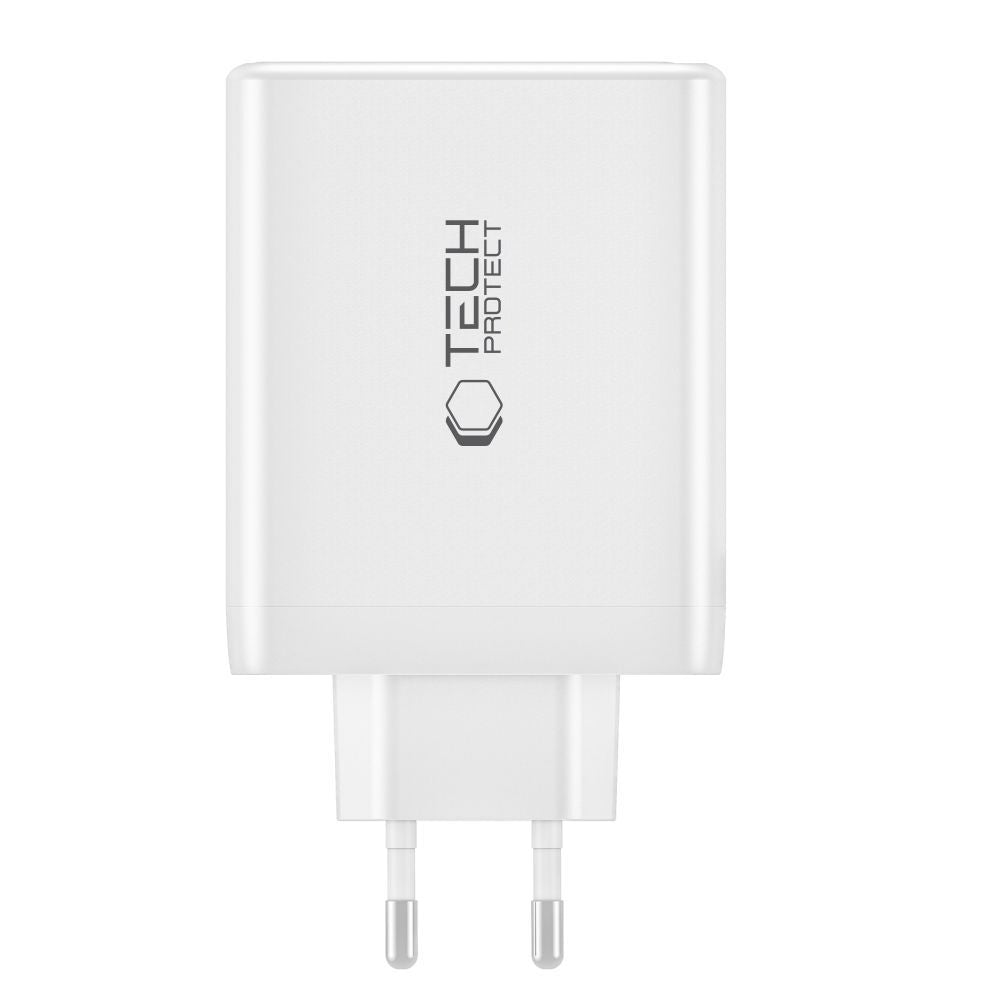 Tech Protect Nc100 W Gan 4 Ports Netværksopladder Pd 100 W / Qc3.0 Sort